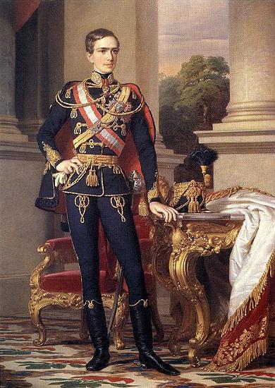 Barabas Miklos Portrait of Emperor Franz Joseph I Norge oil painting art